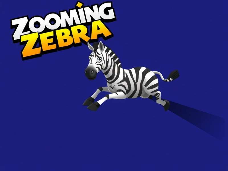Zooming Zebra Official Game Logo